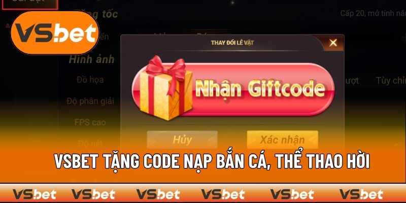 Code nạp cực hời đang chờ bạn tại VSBET hôm nay